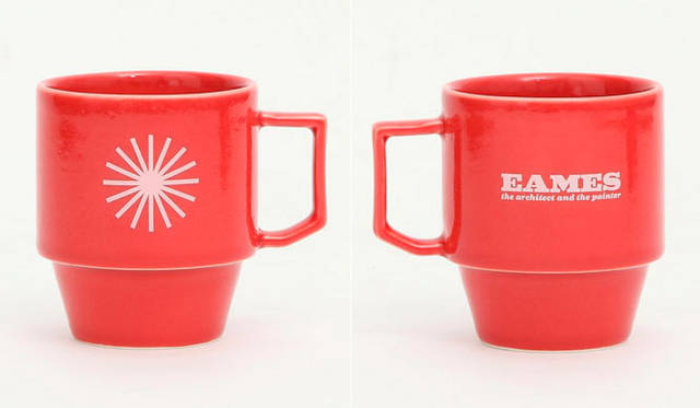 <strong>Mid-Century MODERN｜ミッド・センチュリーモダン</strong>　映画『ふたりのイームズ：建築家チャールズと画家レイ』公開記念コラボレーション　「BLOCK MUG BIG」“ASTERISK（アスタリスク）”2940円