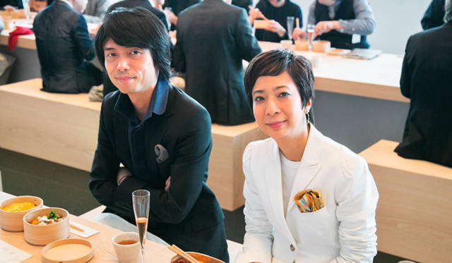 <strong>BOTTEGA VENETA｜ボッテガ・ヴェネタ</strong>　Precious編集長の鈴木深（写真左）、Domani編集長の吉川純