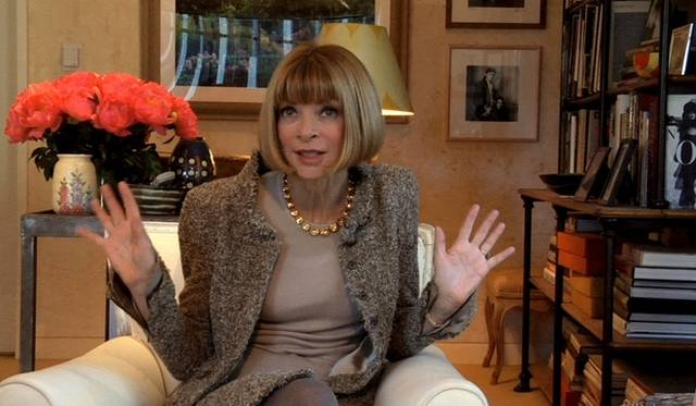 <strong>MOVIE│84歳の名物カメラマンを追ったドキュメンタリー『ビル・カニンガム＆ニューヨーク』</strong>　アメリカ版ヴォーグ誌編集長アナ・ウィンター　© The New York Times and First Thought Films.