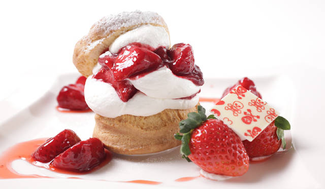 <strong>GRAHAM’S CAFE Los Angeles｜グラムズ カフェ ロサンゼルス</strong>　「アメリカンスタイル　ストロベリーショートケーキ」 1000円