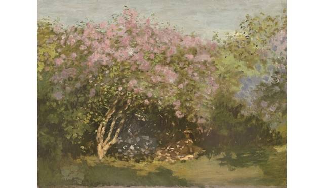 <strong>ART｜本国フランスもうらやむ珠玉のコレクション『プーシキン美術館展 フランス絵画300年』</strong>　クロード・モネ 　陽だまりのライラック　1872－73年　©The State Pushkin Museum of Fine Arts, Moscow　