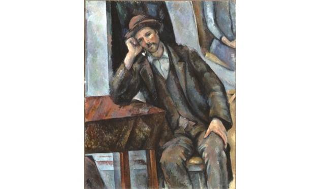 <strong>ART｜本国フランスもうらやむ珠玉のコレクション『プーシキン美術館展 フランス絵画300年』</strong>　ポール・セザンヌ　パイプをくわえた男　1893－96年頃　©The State Pushkin Museum of Fine Arts, Moscow　