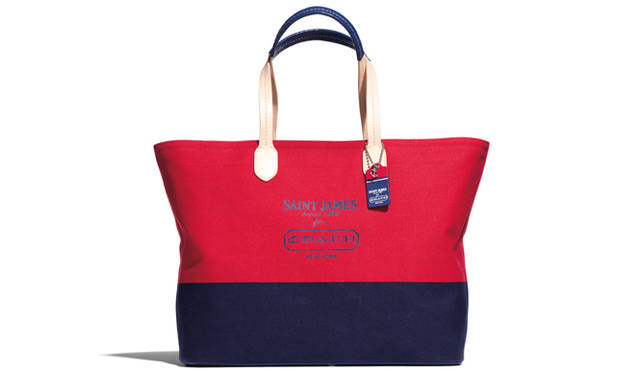 <strong>SAINT JAMES for COACH｜セントジェームス フォー コーチ</strong>　「セントジェームス キャンバスラージトート」[H33×W39×D16cm]4万7250円