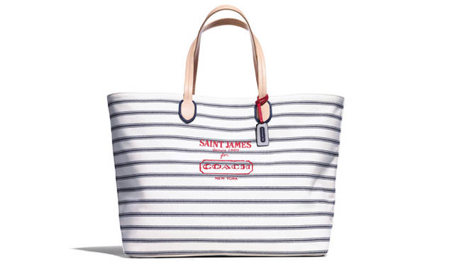 <strong>SAINT JAMES for COACH｜セントジェームス フォー コーチ</strong>　「セントジェームス ミディアム ジップ トップ トート」[H27×W34×Ｄ16cm]4万4100円