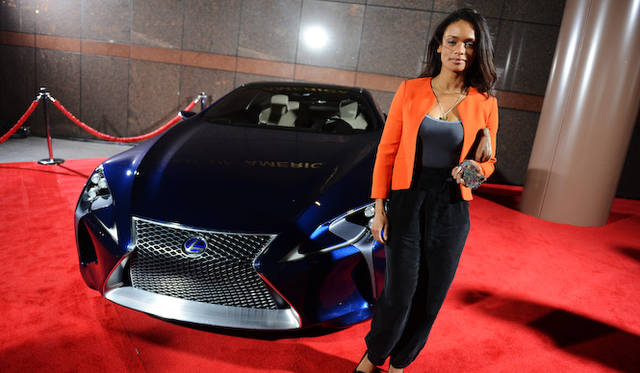 イベントに参加したセレブリティのひとり女優Kandyse McClure（TVドラマシリーズ『GALACTICA/ギャラクティカ』のアナスタシア・デュアラ役で知られる) 