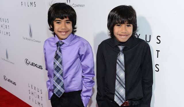 今回のショートフィルム『スイミング・イン・エアー』に出演したAidenとJonah Castanon