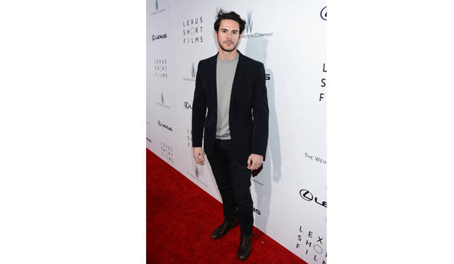 イベントに参加したセレブリティのひとり 俳優ジェイソン・ブレア