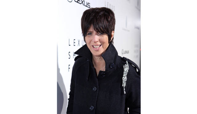 イベントに参加したセレブリティのひとり ソングライター ダイアン・ウォーレン