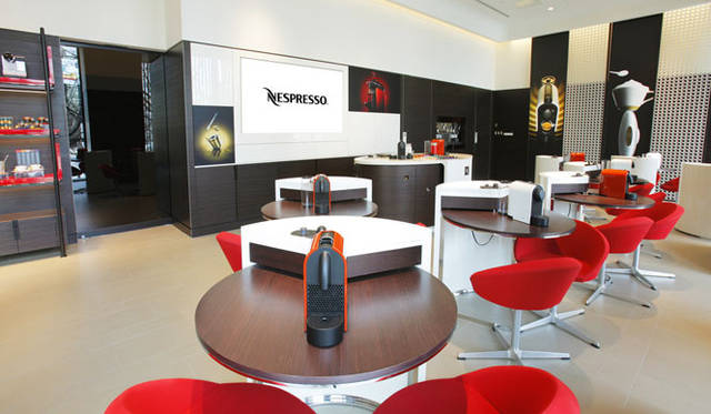 <strong>NESPRESSO｜ネスプレッソ</strong>　「ネスプレッソブティック 表参道店」 2階「ネスプレッソ コーヒーエクスペリエンスセンター」