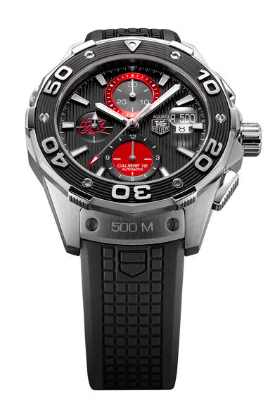 「Aquaracer Chronograph Air-K Japan Limited Editon｜アクアレーサー クロノグラフ Air-K 日本限定モデル」ケース径41mm、SSケース、｜39万9000円（日本限定300本）、発売中