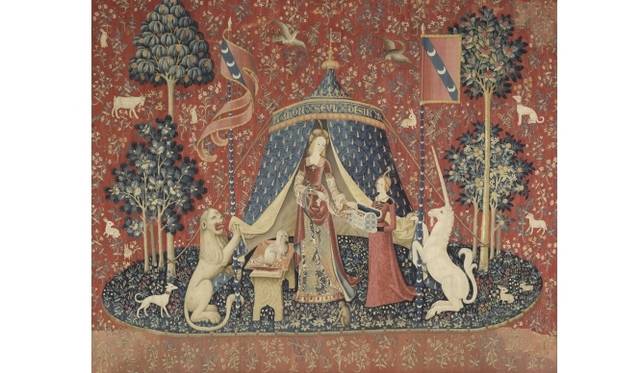 <strong>ART｜国立新美術館で『貴婦人と一角獣展』</strong>　タピスリー《貴婦人と一角獣「我が唯一の望み」》　 1500年頃 フランス国立クリュニー中世美術館蔵 © RMN-Grand Palais / Franck Raux / Michel Urtado / distributed by AMF–DNPartcom