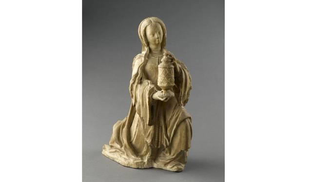 <strong>ART｜国立新美術館で『貴婦人と一角獣展』</strong>　《祭壇衝立浮彫り（？）：ひざまずくマグダラのマリア》 1525-1530年頃 フランス国立クリュニー中世美術館蔵 ©RMN-Grand Palais / Jean-Gilles Berizzi / distributed by AMF-DNPartcom