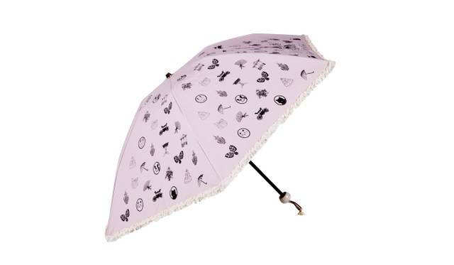 <strong>LADURÉE｜ラデュレから、傘&日傘コレクションがデビュー</strong>　日傘・ミニ傘「チャーム」　ピンク   1万500円