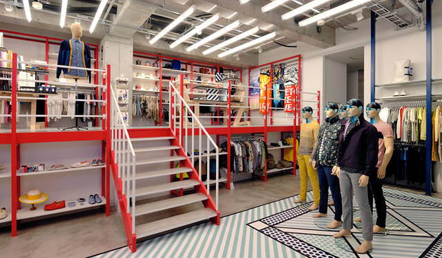 <strong>OPENING CEREMONY｜オープニングセレモニー</strong>　「OPENING CEREMONY OMOTESANDO」地下1階＝メンズフロア