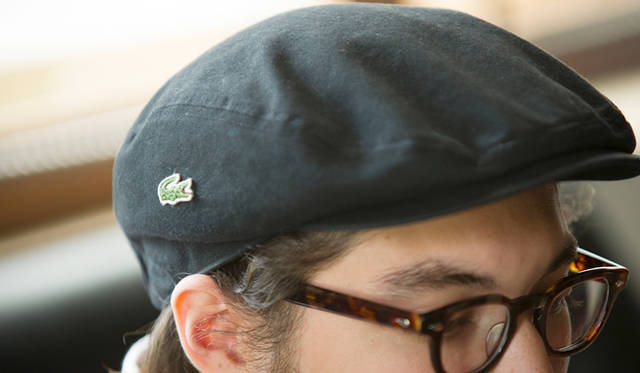 <strong>LACOSTE｜ラコステ</strong> こちらのキャスケットも長く愛用しているものだとか