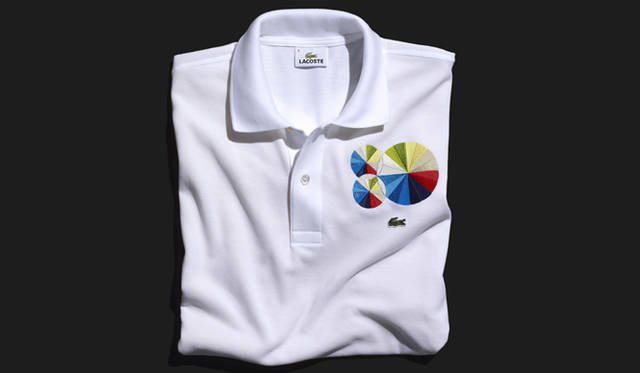 <strong>LACOSTE｜ラコステ</strong> 80周年のロゴが刺繍されたインパクトのある1枚。「PH2467」1万3650円（ラコステ／ラコステお客様センター）