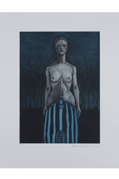 舟越桂「青い森で」2013　©ANDO GALLERY