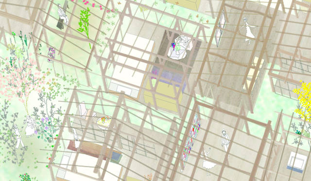 <strong>AAF通信│建築レクチュアシリーズ217</strong> 　「グループホーム」 取り壊し予定となっている家屋の一部を、曳家(ひきや)という手法で日本全国から集め組み合わせてつくる建築