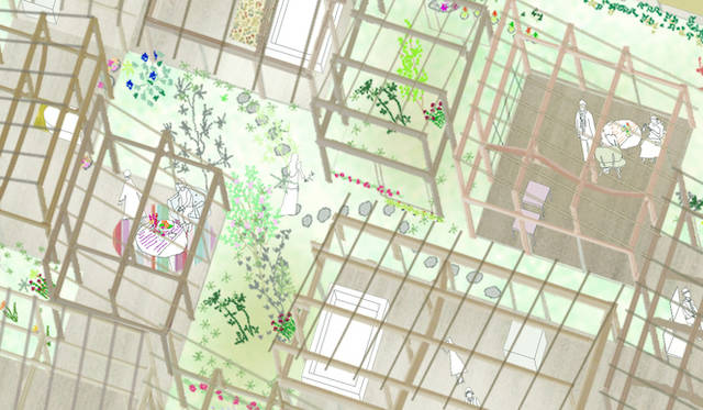 <strong>AAF通信│建築レクチュアシリーズ217</strong> 　「グループホーム」 取り壊し予定となっている家屋の一部を、曳家(ひきや)という手法で日本全国から集め組み合わせてつくる建築