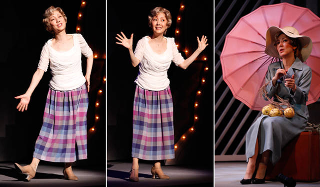 <strong>戸田恵子｜</strong>加藤健一さんとの二人芝居　舞台『八月のラブソング』　撮影：石川 純