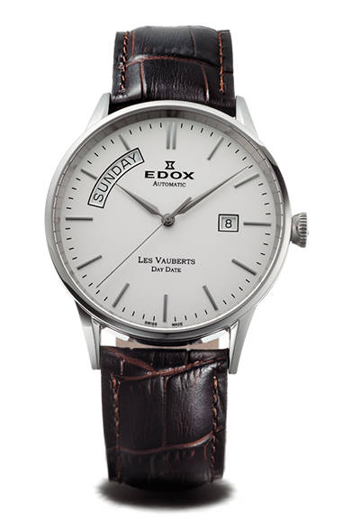 「レ・ヴォベール デイデイト オートマチック」　SSケース、40.5mm、自動巻、12万6000円
