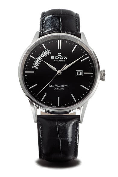 「レ・ヴォベール デイデイト オートマチック」　SSケース、40.5mm、自動巻、12万6000円