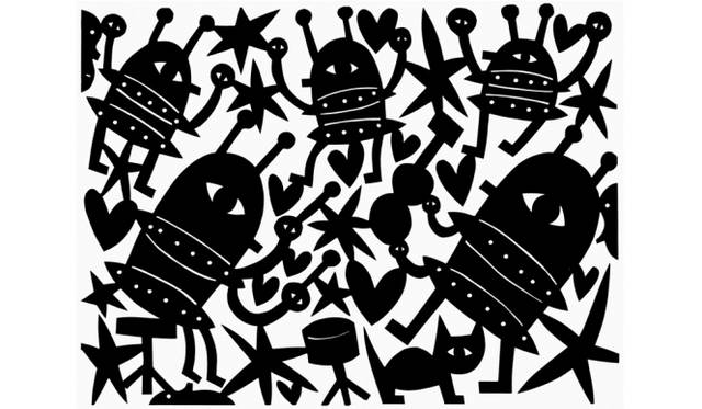 <strong>ART｜ジャド・フェアの新作切り絵展『Powerful Love』</strong>　Robot Party