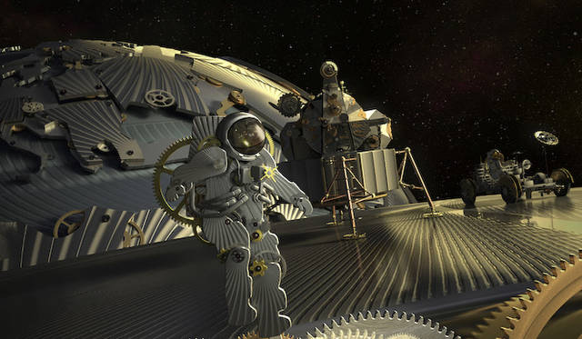 オメガの脱進機「コーアクシャル・キャリバー」。その“唯一無二”の世界を旅するアニメーションによる3Dショートフィルムが発表された