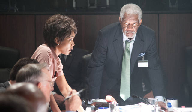 <strong>MOVIE｜『エンド・オブ・ホワイトハウス』</strong>　大統領と信頼関係を築いている下院議長のアラン・トランブルを演じたのは、名優モーガン・フリーマン © 2013 OLYMPUS PRODUCTIONS,INC