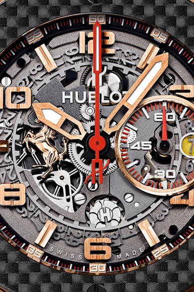 「Big Bang Ferrari King Gold Carbon｜ビッグ・バン フェラーリ キングゴールド カーボン」