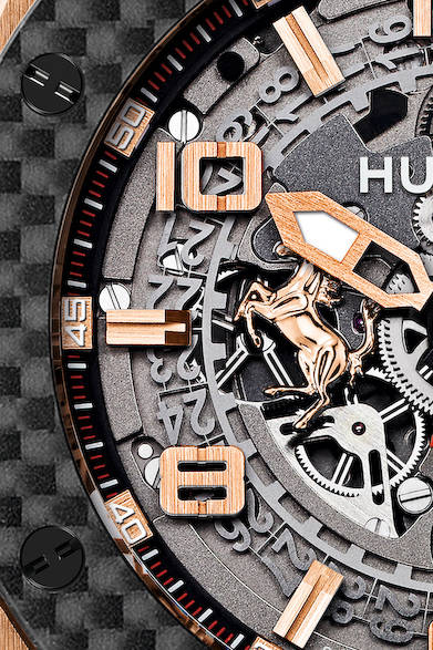 「Big Bang Ferrari King Gold Carbon｜ビッグ・バン フェラーリ キングゴールド カーボン」