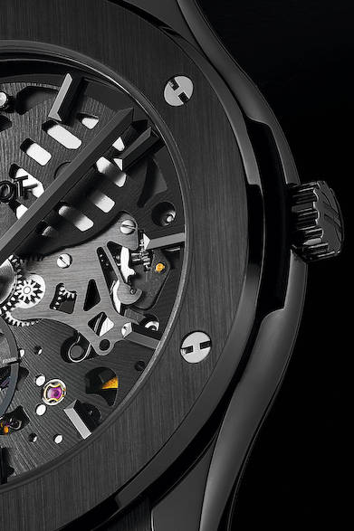 「Classic Fusion Classico Ultra-Thin All Black 45mm｜クラシック・フュージョン クラシコ ウルトラ-シン スケルトン オールブラック」