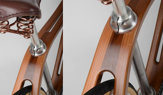 <strong>RIDE AOYAMA 2013「BESPOKE CYCLE MEETING」</strong>　「Kinopio」 長野県産カラマツを使った木製自転車フレーム「MOCCLE」