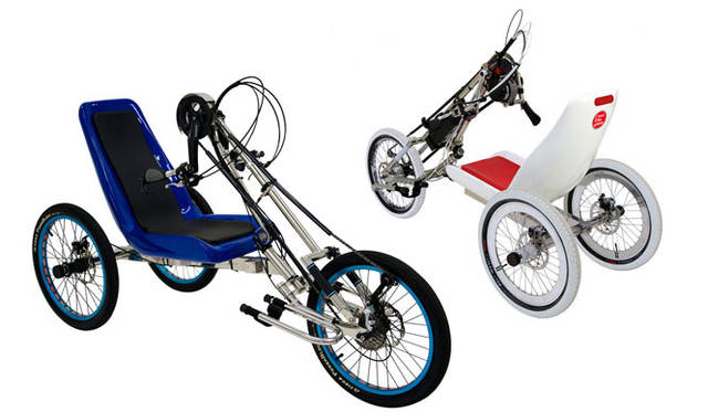 <strong>RIDE AOYAMA 2013「BESPOKE CYCLE MEETING」</strong>　「Handbike Japan」 電動アシスト付きもある、両手でこいで進む自転車