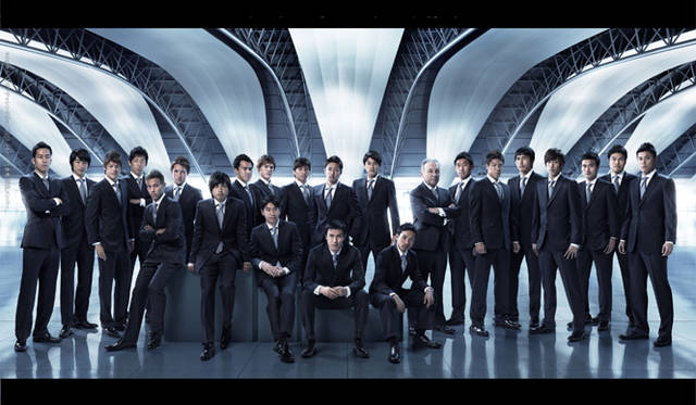 <strong>dunhill｜ダンヒル</strong>　©dunhill　キリンチャレンジ 2013　ラトビア代表戦 招集メンバー