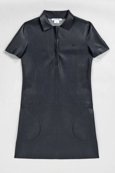 <strong>LACOSTE｜ラコステ</strong>　ブランド誕生80周年スペシャルワンピース レザーポロドレス15万7500円