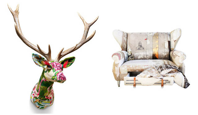 <strong>TOYO KITCHEN｜トーヨーキッチン</strong>　Bokja（ボクジャ）　左／FREDERIQUE MORREL（フレデリック・モレル）。右／Bokja（ボクジャ）　Love Boat（ラブボート）110万8800円