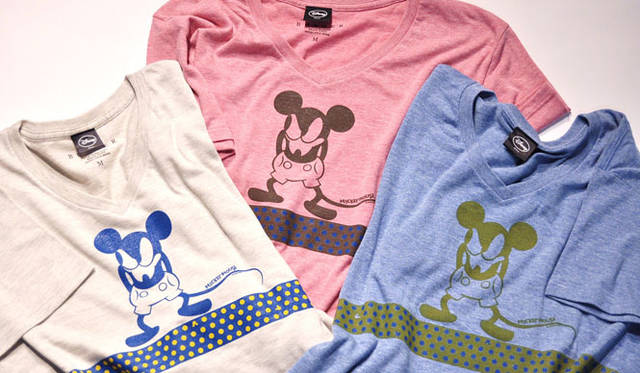 <strong>BURNER｜バーナー</strong>　 Disneyコラボレーション　Teeシャツ（オートミール、杢レッド、杢ブルー）各7560円　© Disney