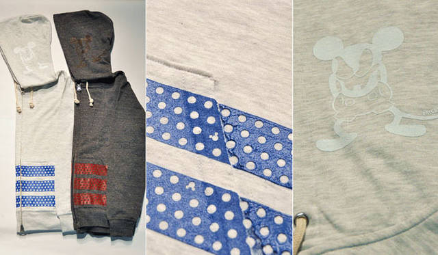 <strong>BURNER｜バーナー</strong>　 Disneyコラボレーション　Zipパーカー（チャコール、オートミール）各1万3650円　© Disney