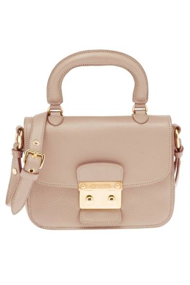 ミニショルダーバッグ<br />カラー│ピンクベージュ<br />サイズ│H15.5×W22×D8cm<br />価格│14万9100円