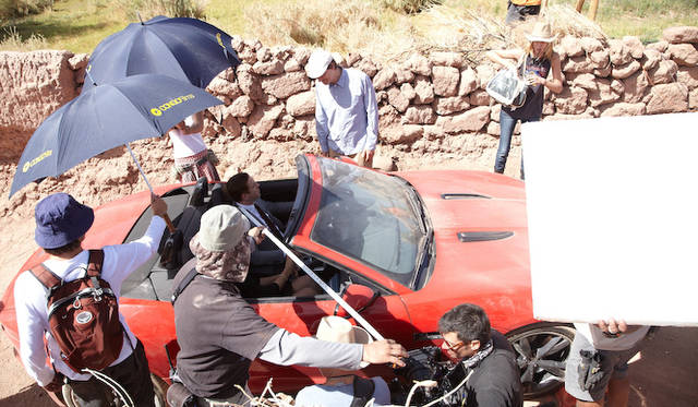 リドリー・スコット監督のフィルム撮影風景