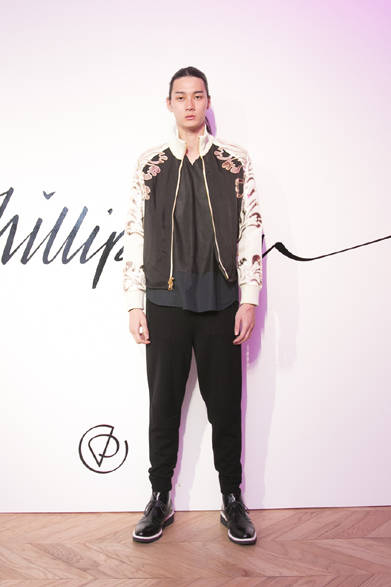 モデルの柳 俊太郎さん