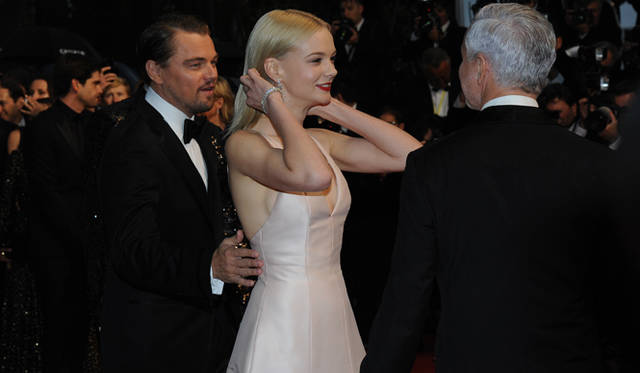 thegreatgatsby_03 <strong>第66回カンヌ国際映画祭『華麗なるギャツビー』</strong> レオナルド・ディカプリオ(左)、キャリー・マリガン(中)、バズ・ラーマン監督 Courtesy of Festival de Cannes