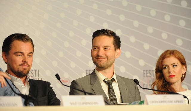 thegreatgatsby_15 <strong>第66回カンヌ国際映画祭『華麗なるギャツビー』</strong> レオナルド・ディカプリオ(左)、トビー・マグワイア(中)、アイラ・フィッシャー Courtesy of Festival de Cannes
