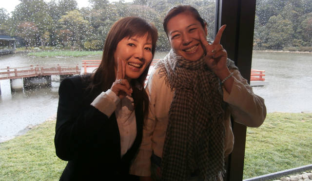 <strong>戸田恵子｜愛知、三重、京都　桜ほころぶ三都を行く</strong>　青木さやかちゃんのスタッフ、チーム青木と私のスタッフ、チーム戸田とで一泊合同お伊勢参りへ