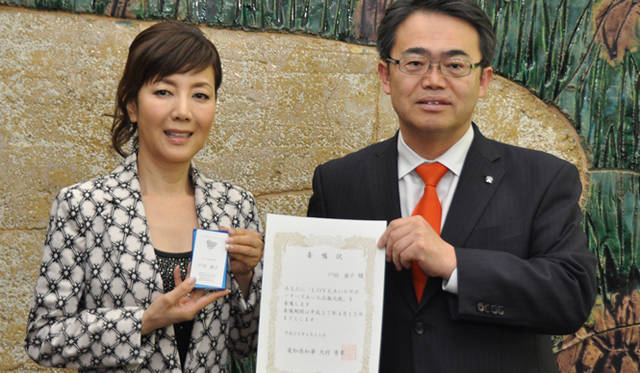 <strong>戸田恵子｜愛知、三重、京都　桜ほころぶ三都を行く</strong>　4月13日「LOVEあいちサポーターズ愛知広報大使」を現愛知県知事 大村秀章さんより委嘱いたしました