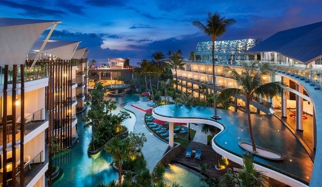 海がデザインコンセプトとなっている「ル・メリディアン　ジンバラン」