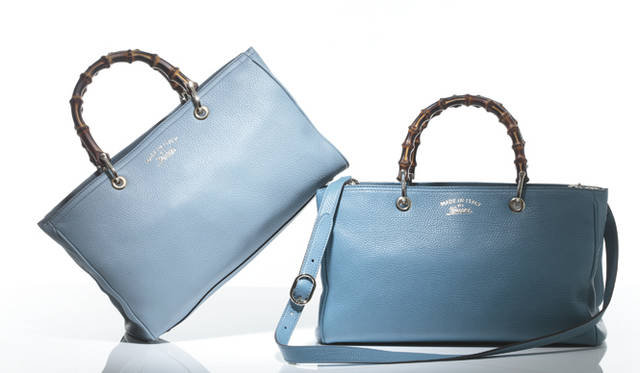 <strong>GUCCI｜グッチ</strong>　「バンブーショッパー」ミディアムサイズ[W34×H21×D15cm]　各18万4800円