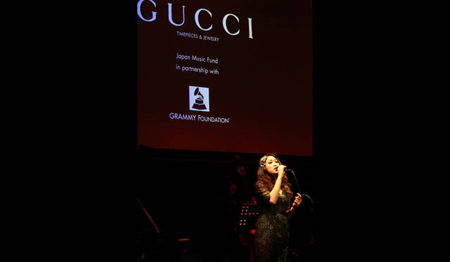 アンバサダーに就任したJUJUも、発表会見が開かれたビルボード ライブ 東京で歌声を披露