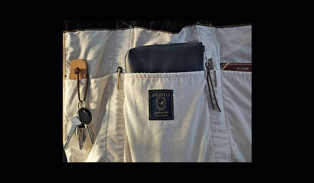 <strong>WISTERIA｜ウィステリア</strong>　「ARTS & CRAFTS×FUJITO」WORKERS / CARRY ALL TOTE内側